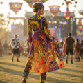 Chiffon Kimono | Liquid Fire