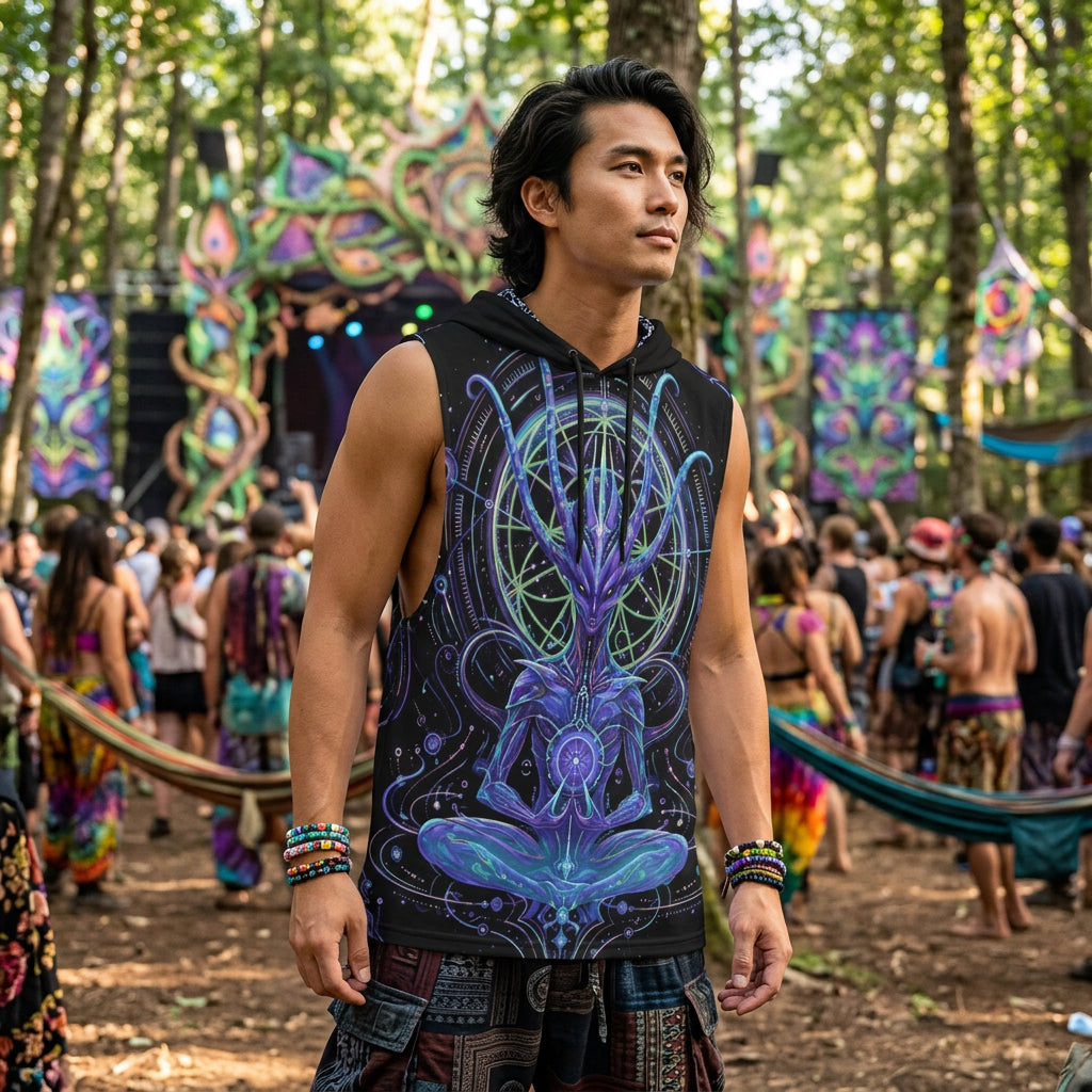 Sleeveless Pullover Hoodie | Summon of Light