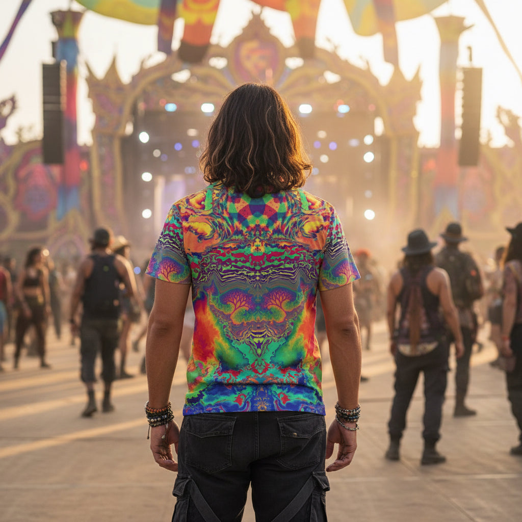 Acid Melt Cotton T-Shirt
