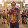 Liquid Fire Crushed Velvet T-Shirt