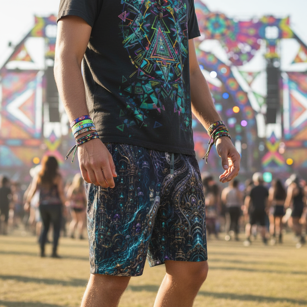 Mechanical Kraken Unisex Cotton Shorts