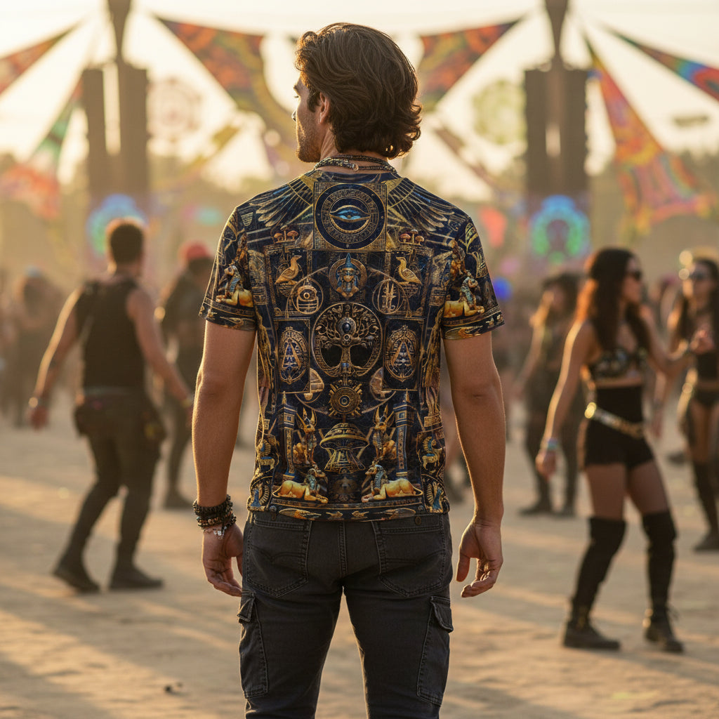 Egyptian Atlantis Cotton T-Shirt