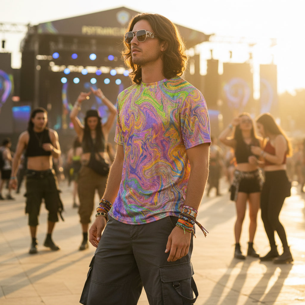 PsyTrance Crushed Velvet T-Shirt