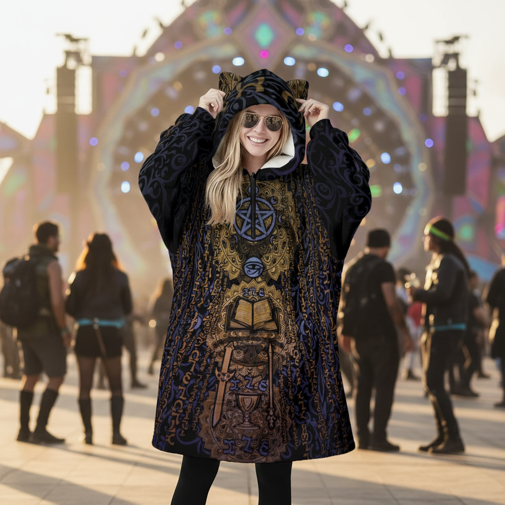 Hooded Blanket w/ Ears | Enochian Vision