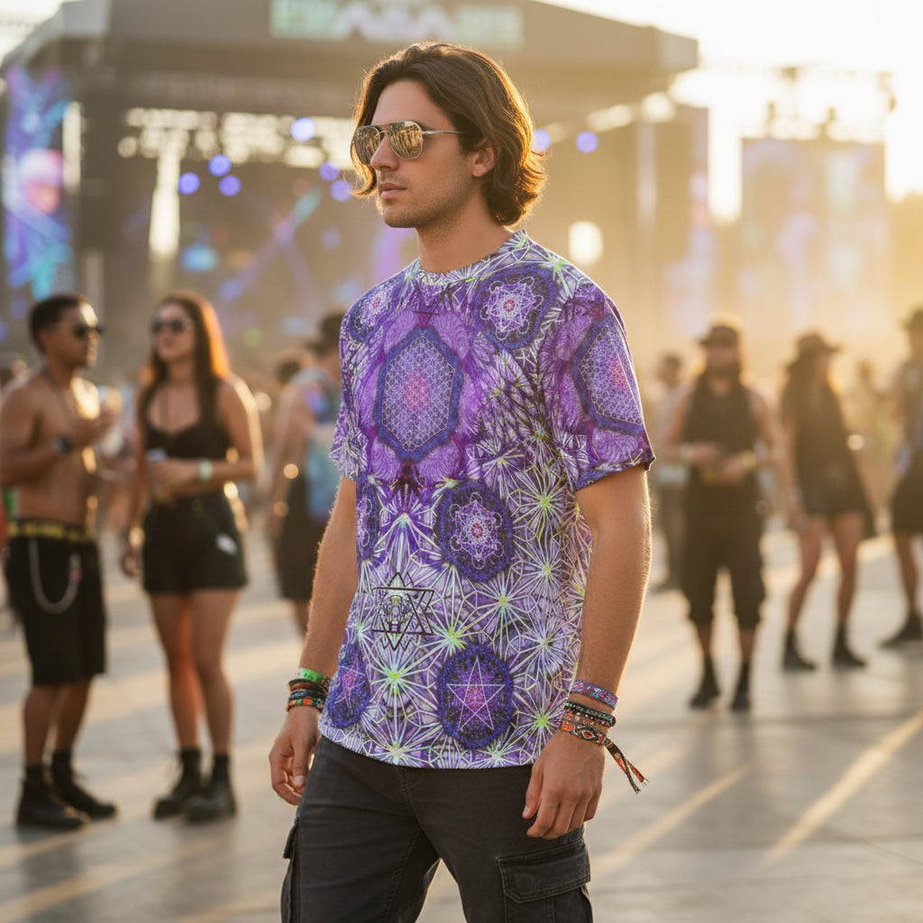 Angel Catcher Light Purple Crushed Velvet T-Shirt