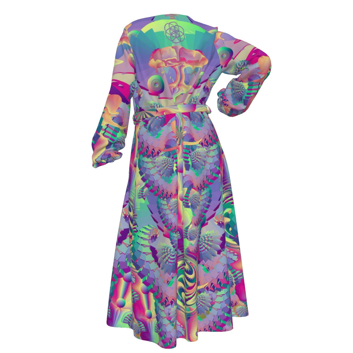 Chiffon Kimono | Shroom Flower of Life