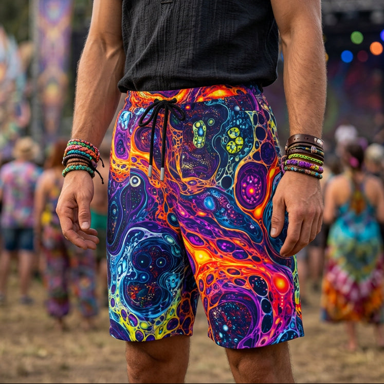 Unisex Cotton Shorts | Molten Plasma