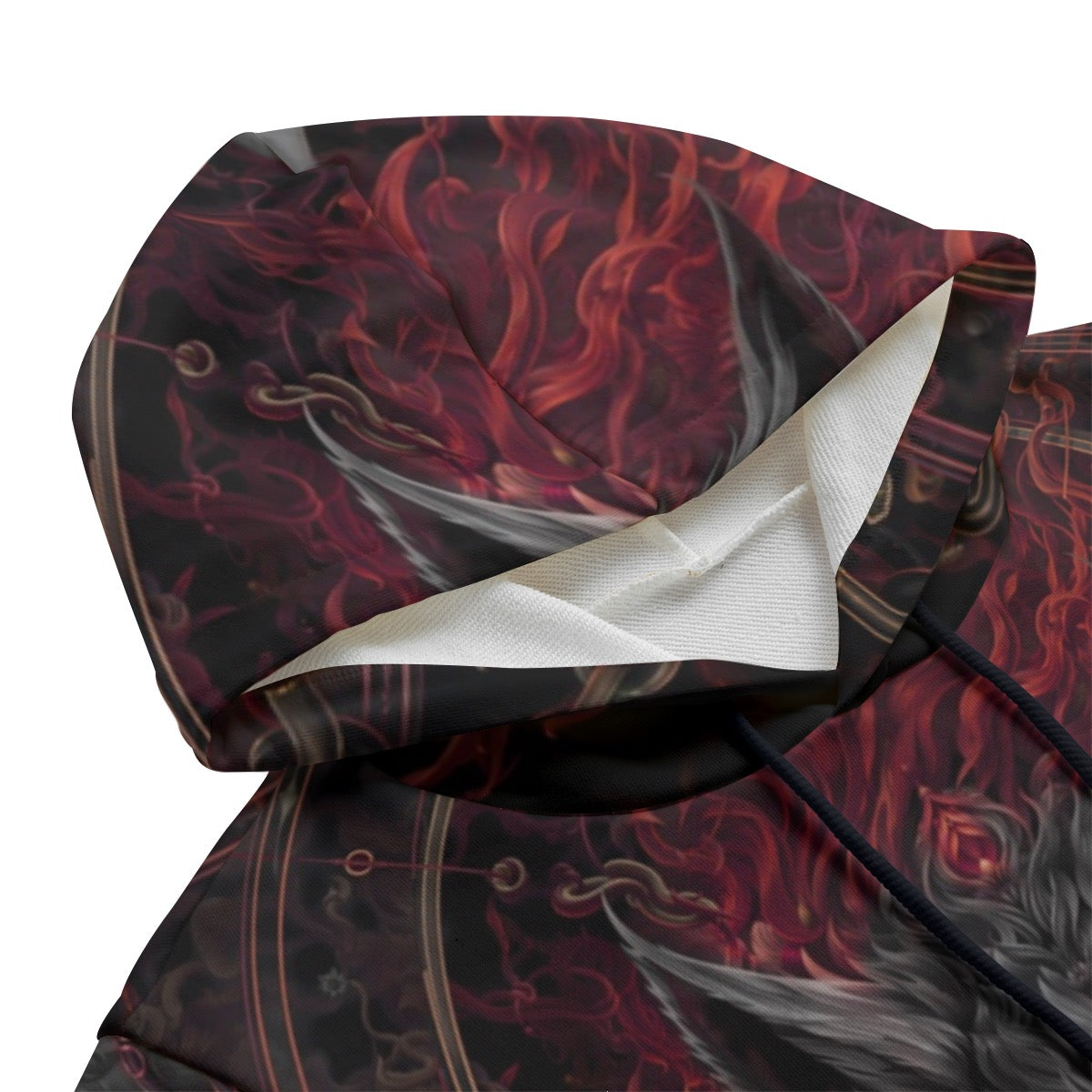 Cotton Hooded Sleeveless Tank | Crimson Fenrir