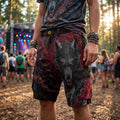 Cargo Shorts | Crimson Fenrir