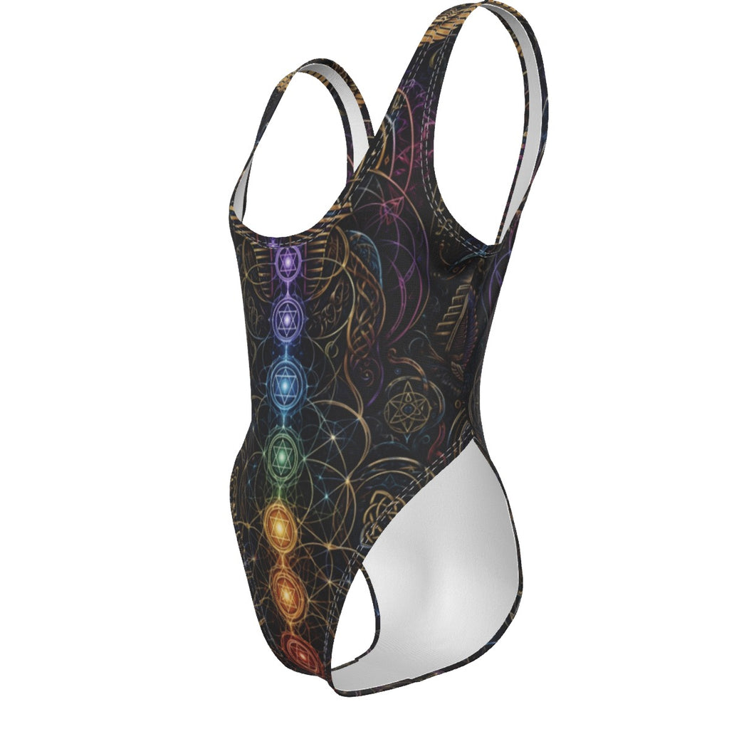All-Over Print Women's High Cut One-piece Swimsuit