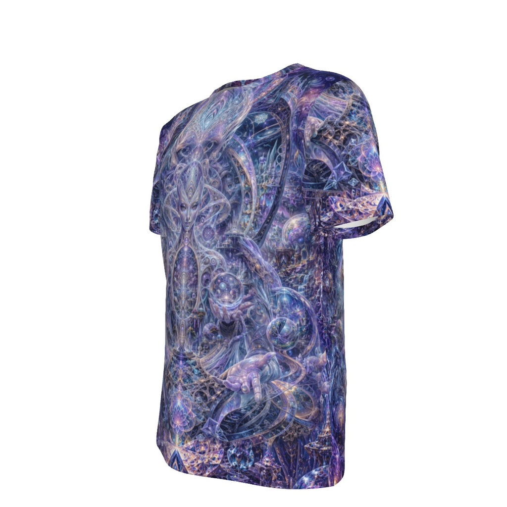 Galactic Alien Oracle Cotton T-Shirt