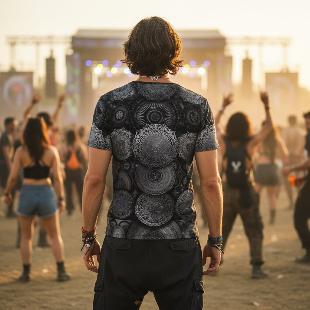 Void Mandala Cotton T-Shirt