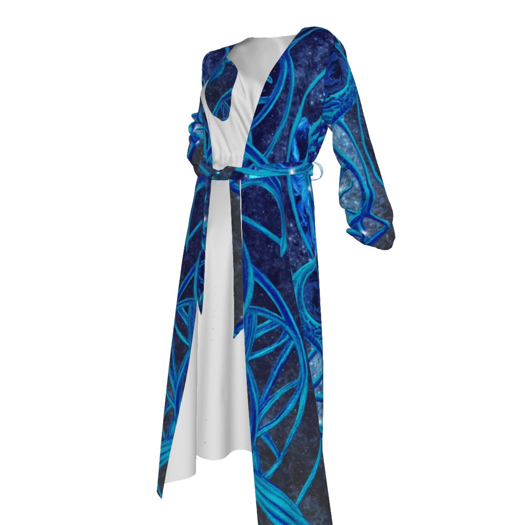 Chiffon Kimono | Mystic Eye Blue