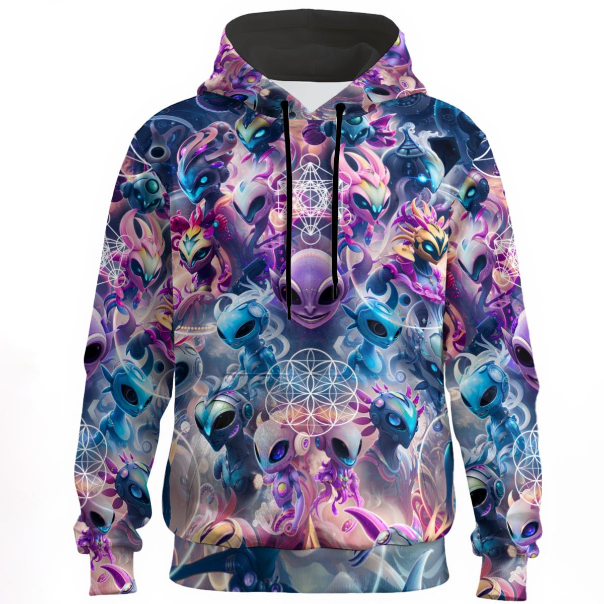 Alien Dimensions Unisex Cotton Pullover Hoodie