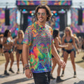Crushed Velvet T-Shirt | Acid Melt