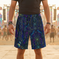 Celestial Temple Unisex Cotton Shorts
