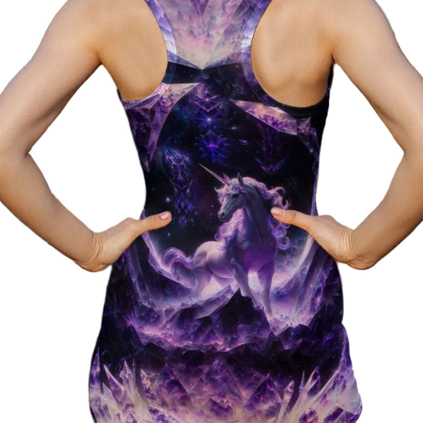 Sheer Mesh Bodycon Dress | Amethyst Unicorn