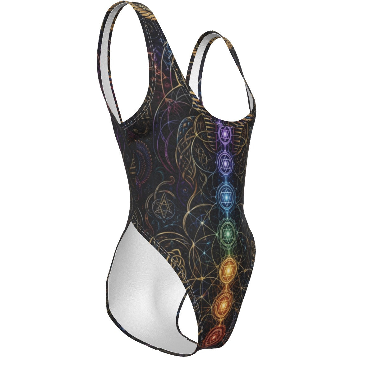 All-Over Print Women's High Cut One-piece Swimsuit