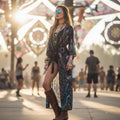 Chiffon Kimono | Mechanical Kraken