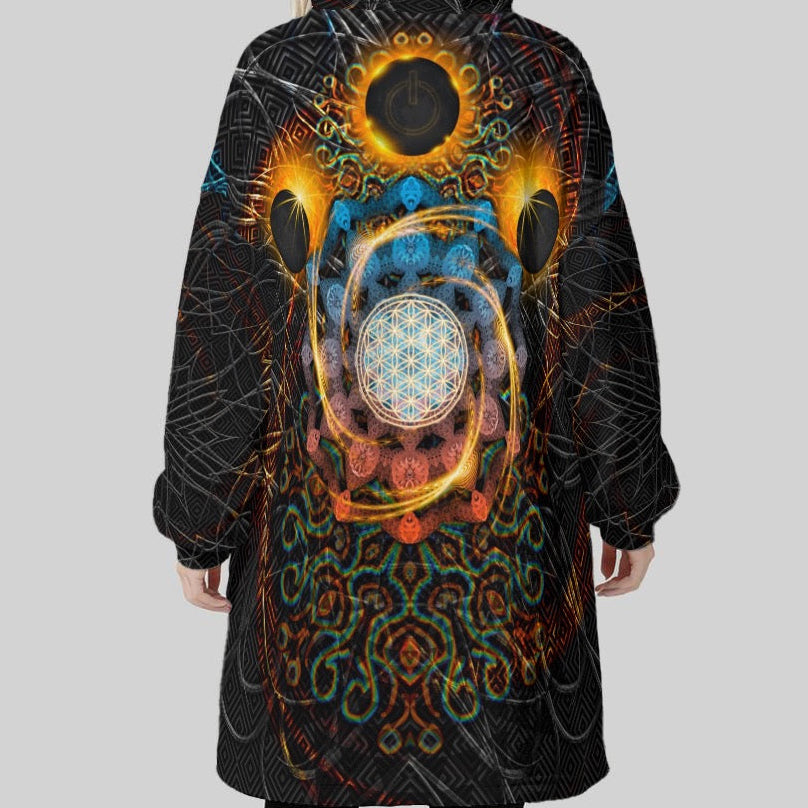 Hooded Blanket w/ Ears | Solar Eclipse