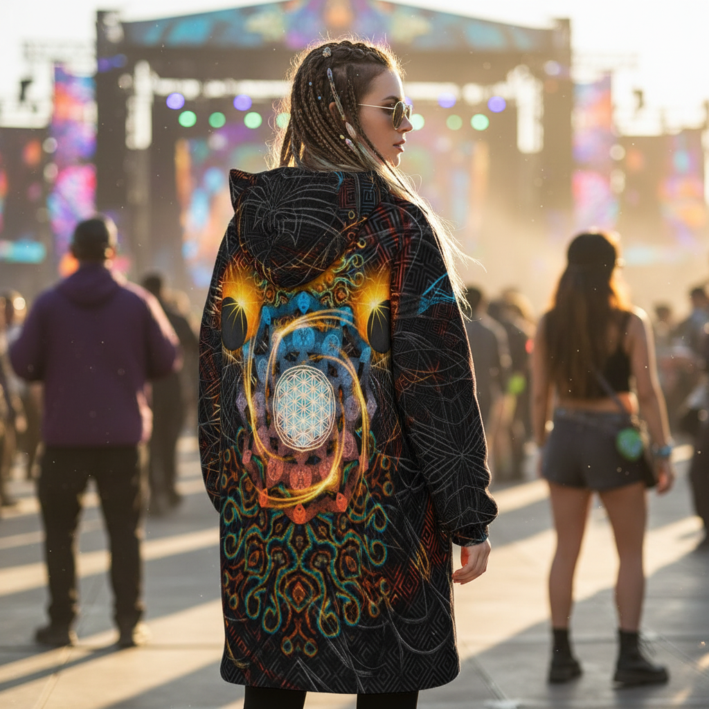 Hooded Blanket w/ Ears | Solar Eclipse