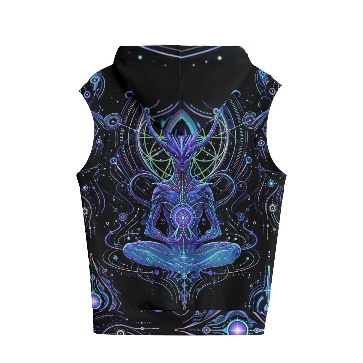 Cotton Sleeveless Hoodie | Summon of Light