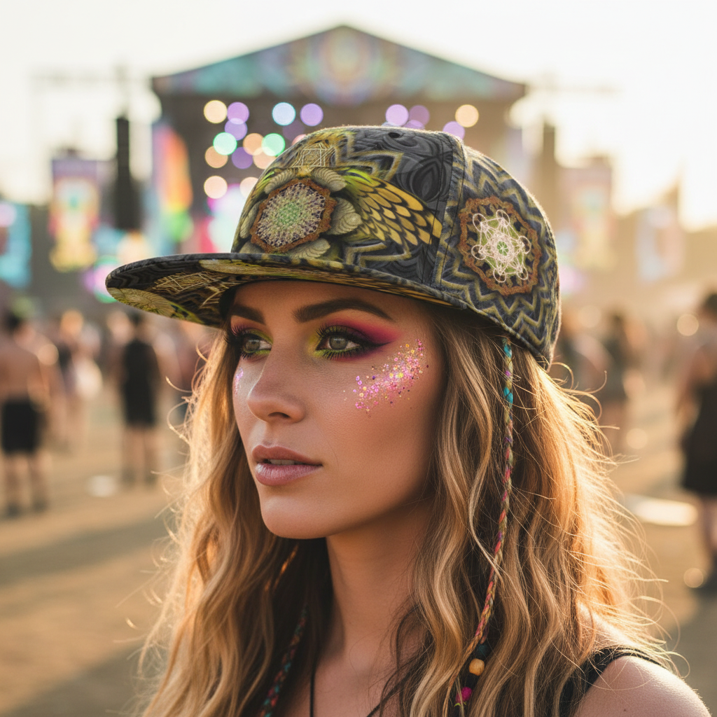 Snapback Hat | Angel Catcher Yellow