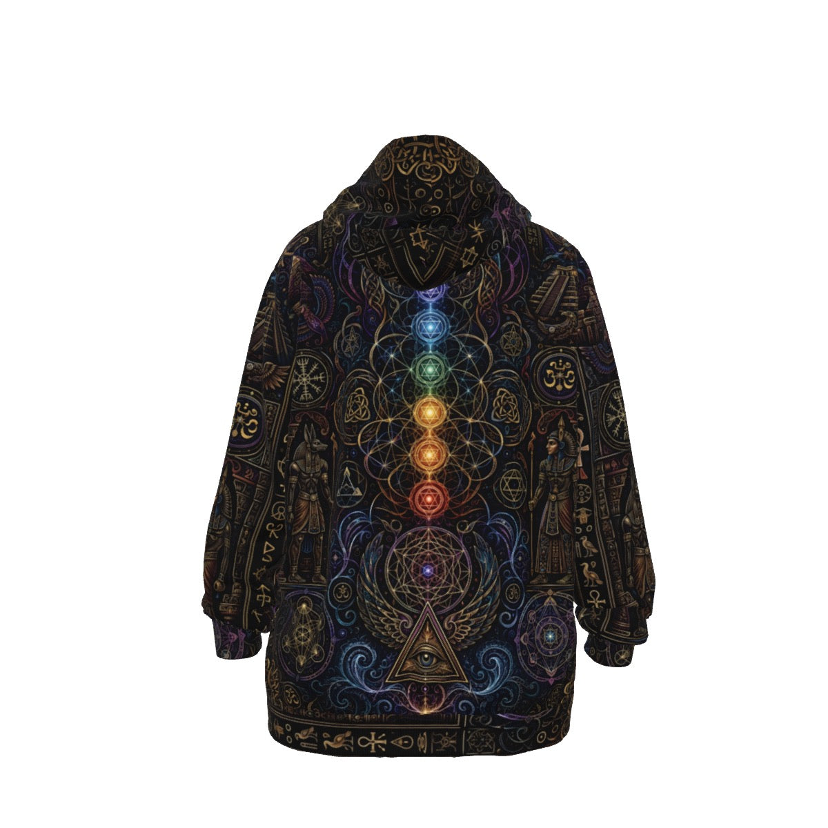 Mystical Egyptian Unisex Cotton Pullover Hoodie