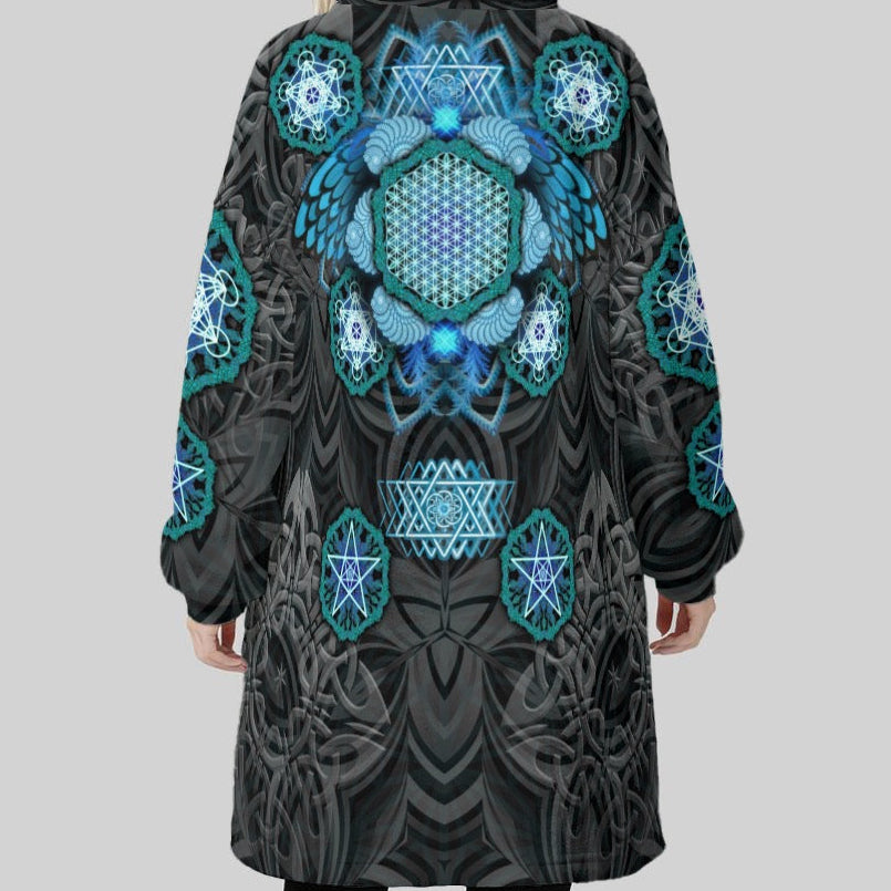 Hooded Blanket w/ Ears | Angel Catcher Teal