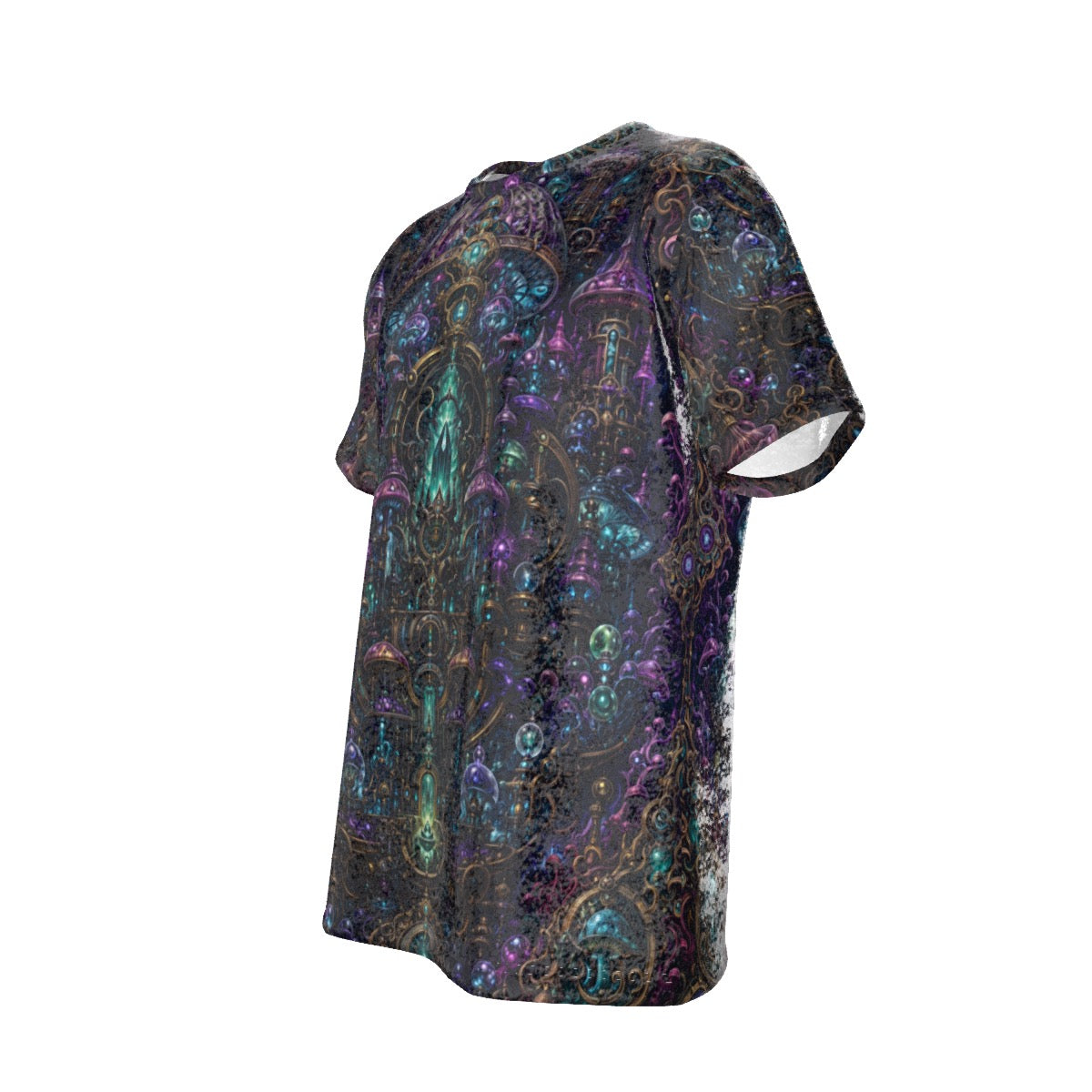 Crushed Velvet T-Shirt | Crystal Shroom Kingdom