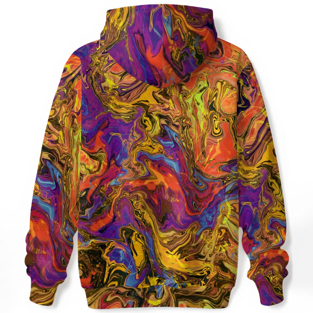 Liquid Fire Unisex Cotton Pullover Hoodie