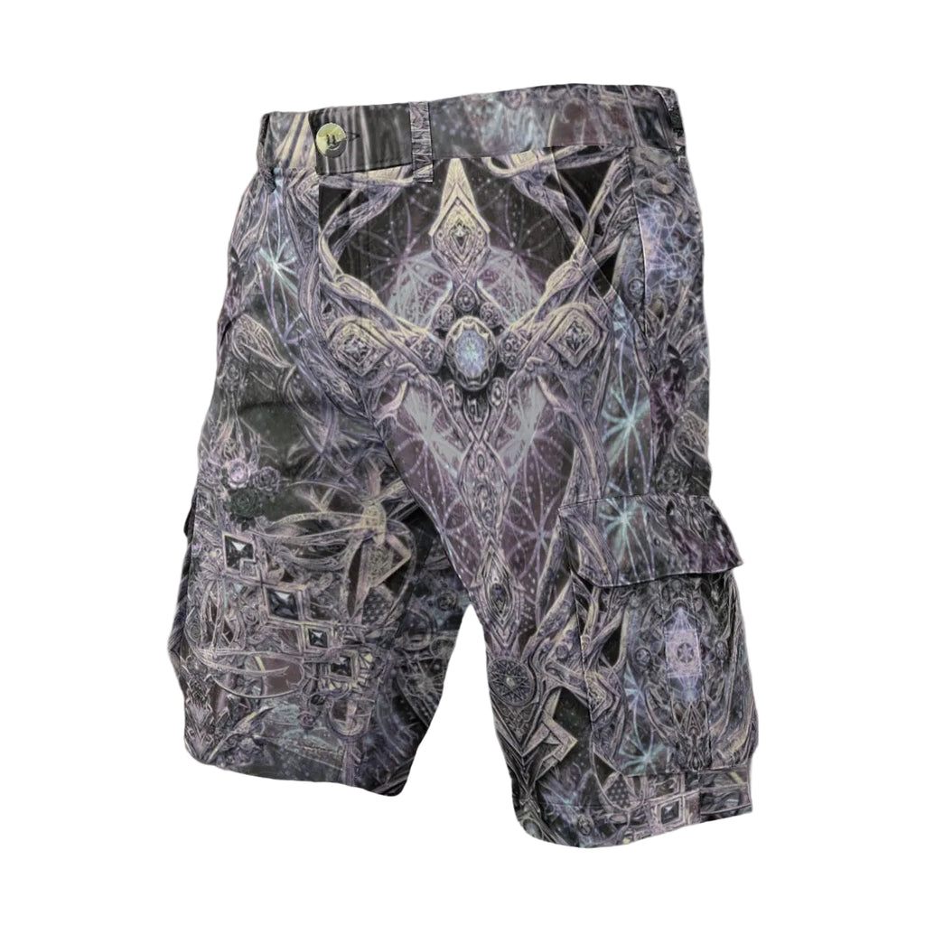 Cargo Shorts | Cosmic Cross Silver