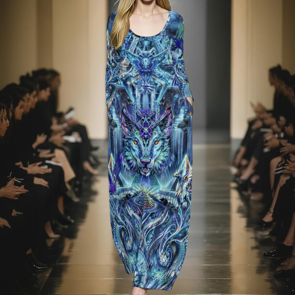 Crushed Velvet Maxi Dress | Dreamweaver