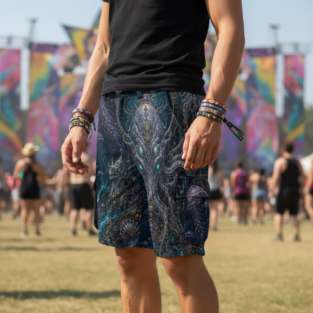 Mechanical Kraken Men's Cargo Shorts