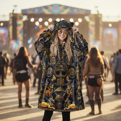 Hooded Blanket w/ Ears | Egyptian Atlantis