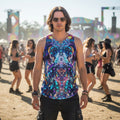 Crushed Velvet Tank Top | Cyber Punk Mech