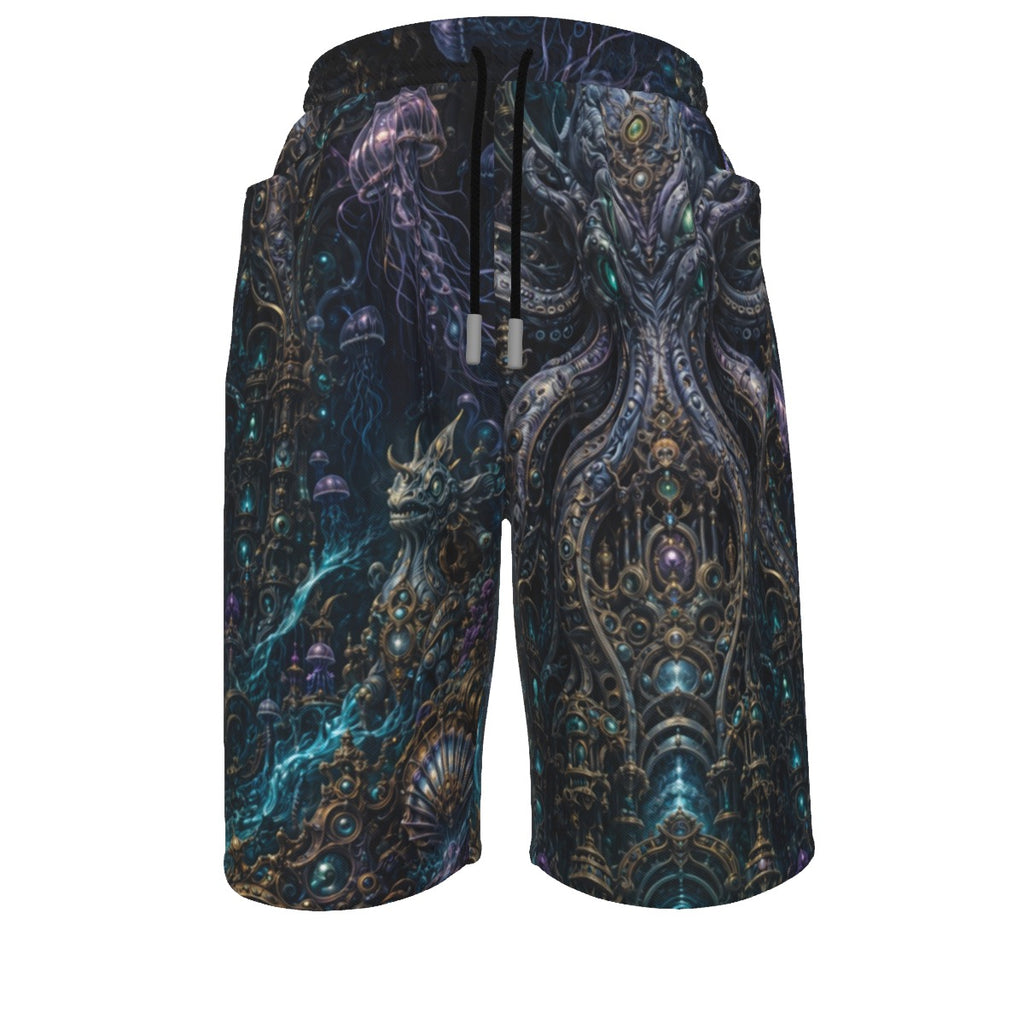 Mechanical Kraken Unisex Cotton Shorts