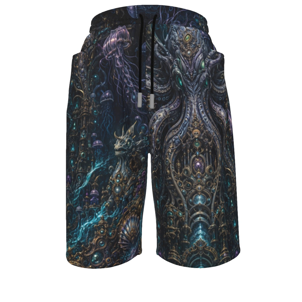 Mechanical Kraken Unisex Cotton Shorts