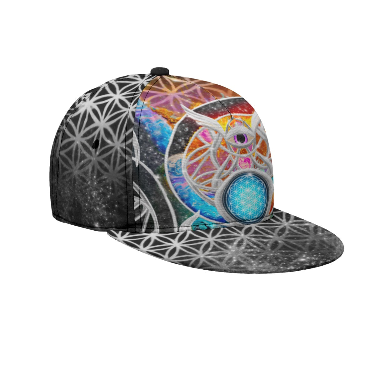 Mystic Eye Silver Snapback Hat