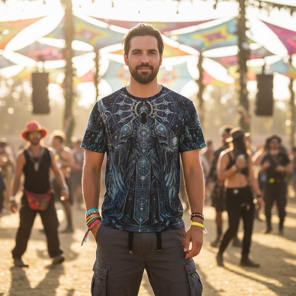 Cotton T-Shirt | Cosmic Knight