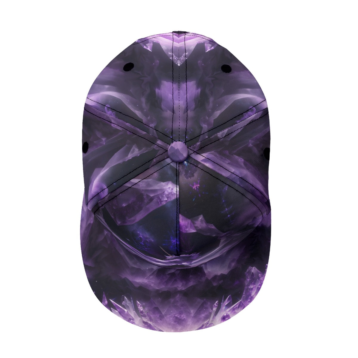 Amethyst Crystal Unicorn Snapback Hat