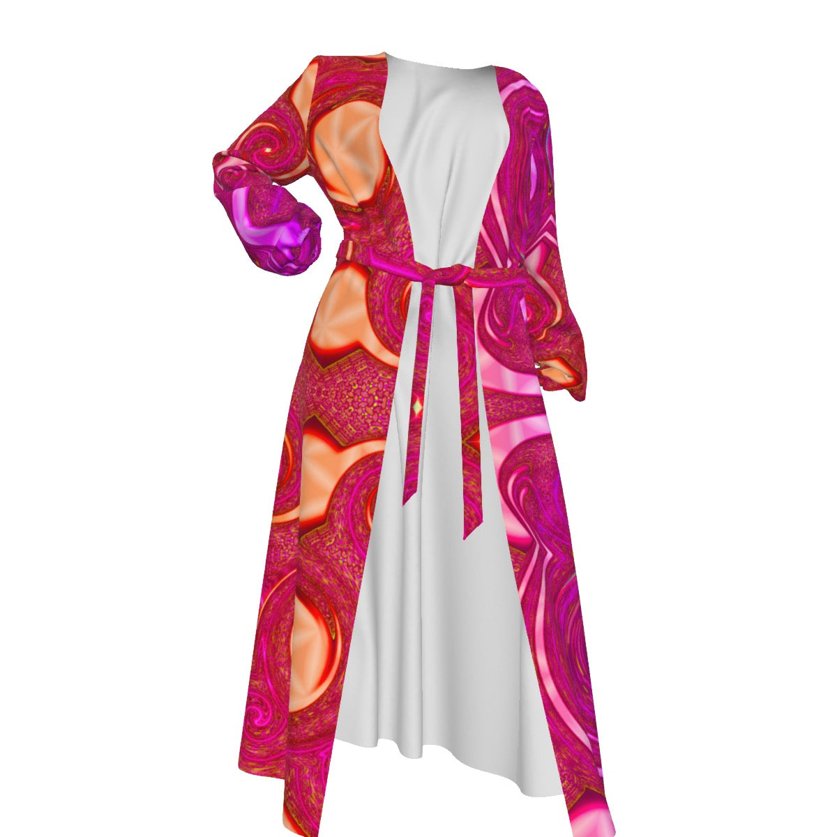 Chiffon Kimono | Psy Swirl Pink