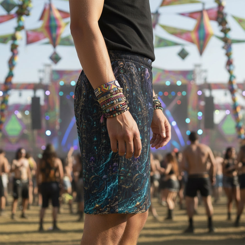 Mechanical Kraken Unisex Cotton Shorts