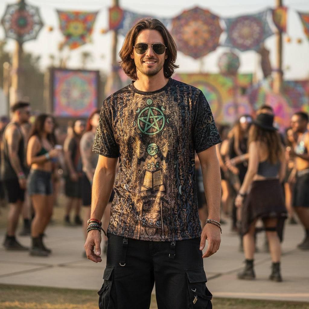 Enochian Vision Crushed Velvet T-Shirt