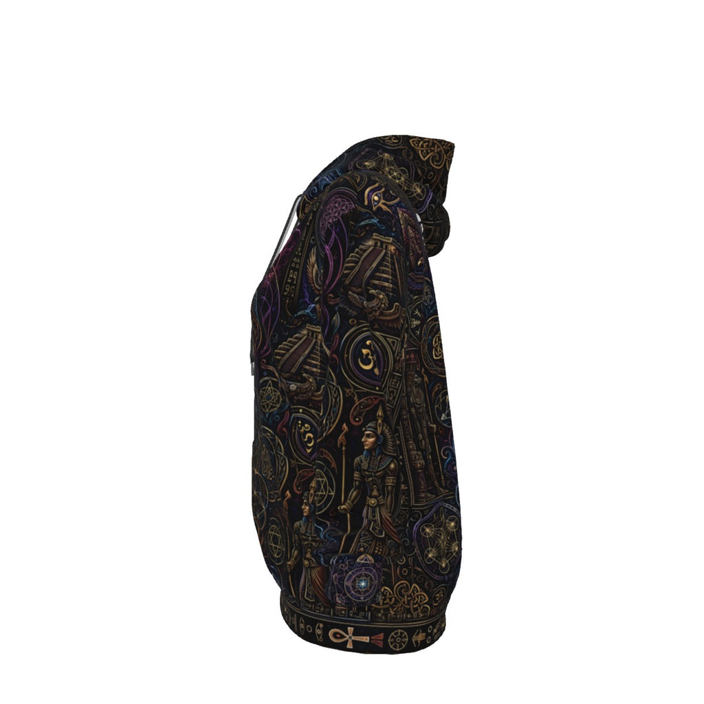Mystical Egyptian Unisex Cotton Pullover Hoodie