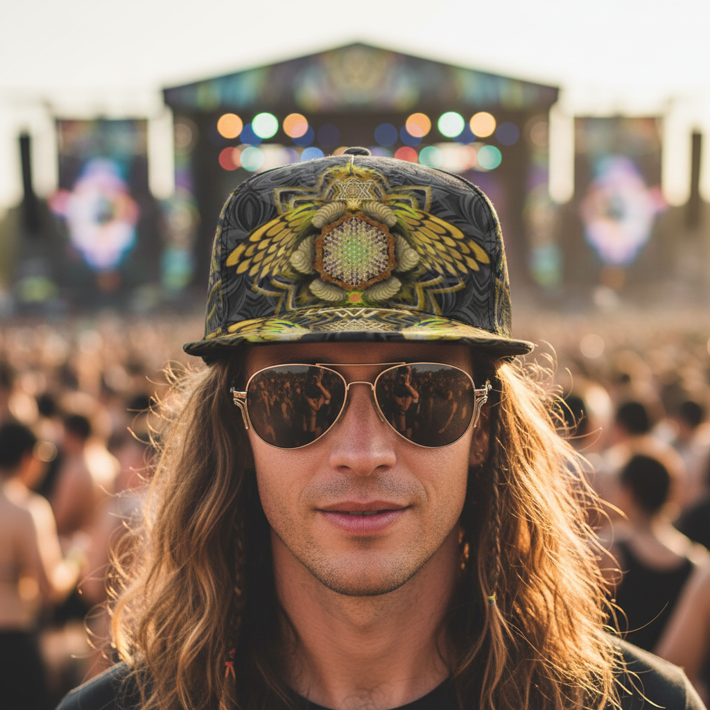 Snapback Hat | Angel Catcher Yellow