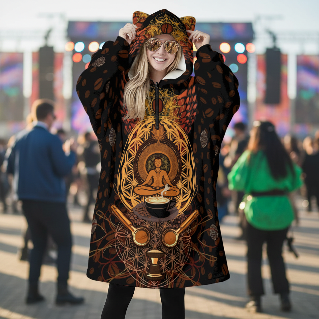 Hooded Blanket w/ Ears | Sacred Grounds