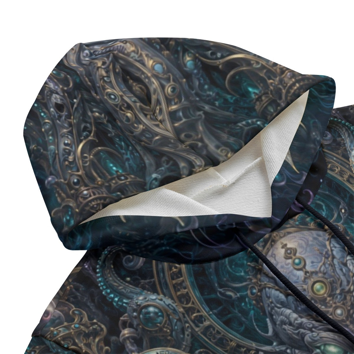 Cotton Sleeveless Hooded Vest | Mechanical Kraken