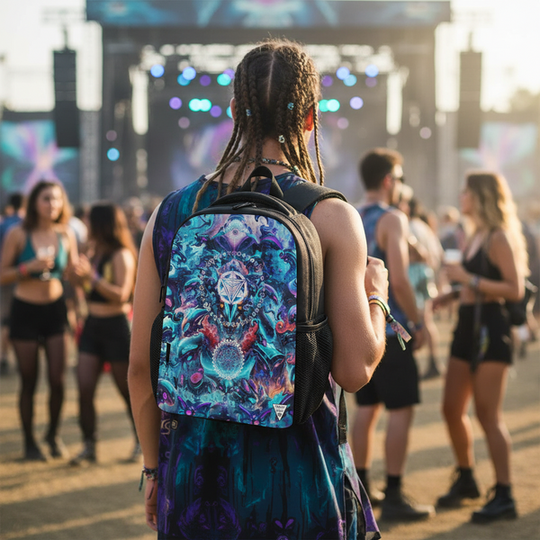 Alien Cyberpunk Mech Festival Backpack