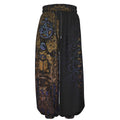 Enochian Vision men's lantern pants front view with psychedelic festival print